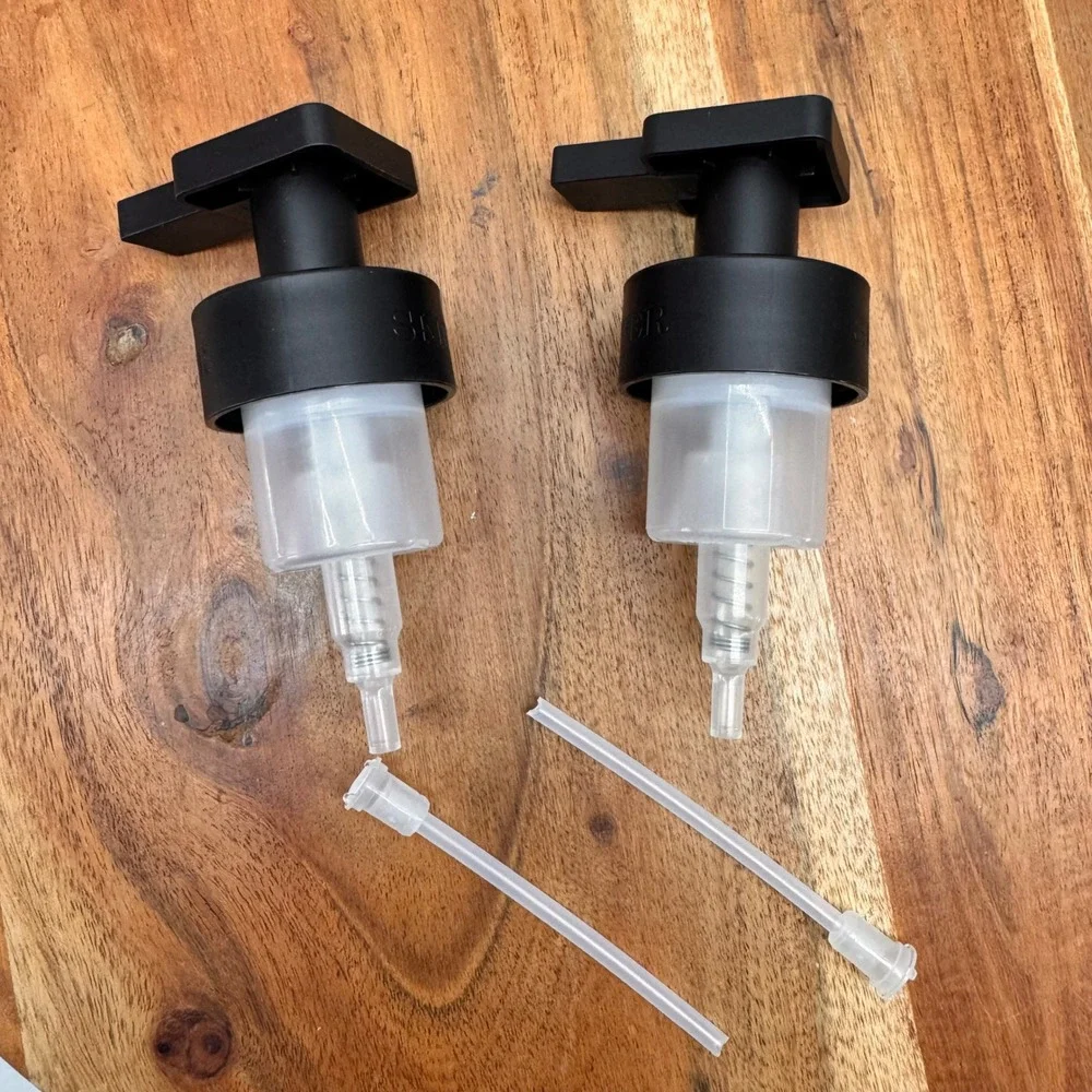 Skipper Foaming Pump Replacement Heads 2 Pack Matte Black 40mm 410 Thread New